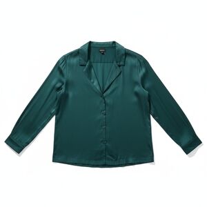 Gap Body women's green long sleeves button-down Blouse - small​